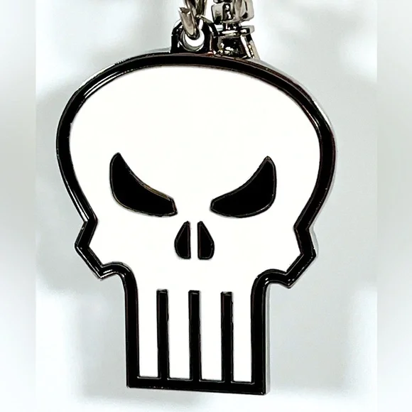 Marvel Punisher Skull Keychain/Bag Charm - Picture 2 of 7